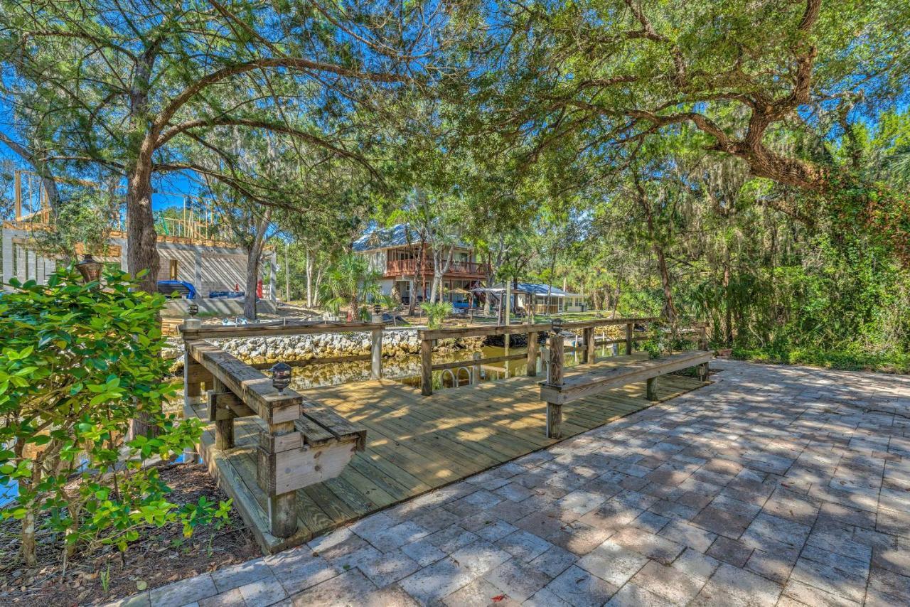 Canalfront Homosassa Escape With Private Dock! Exterior foto